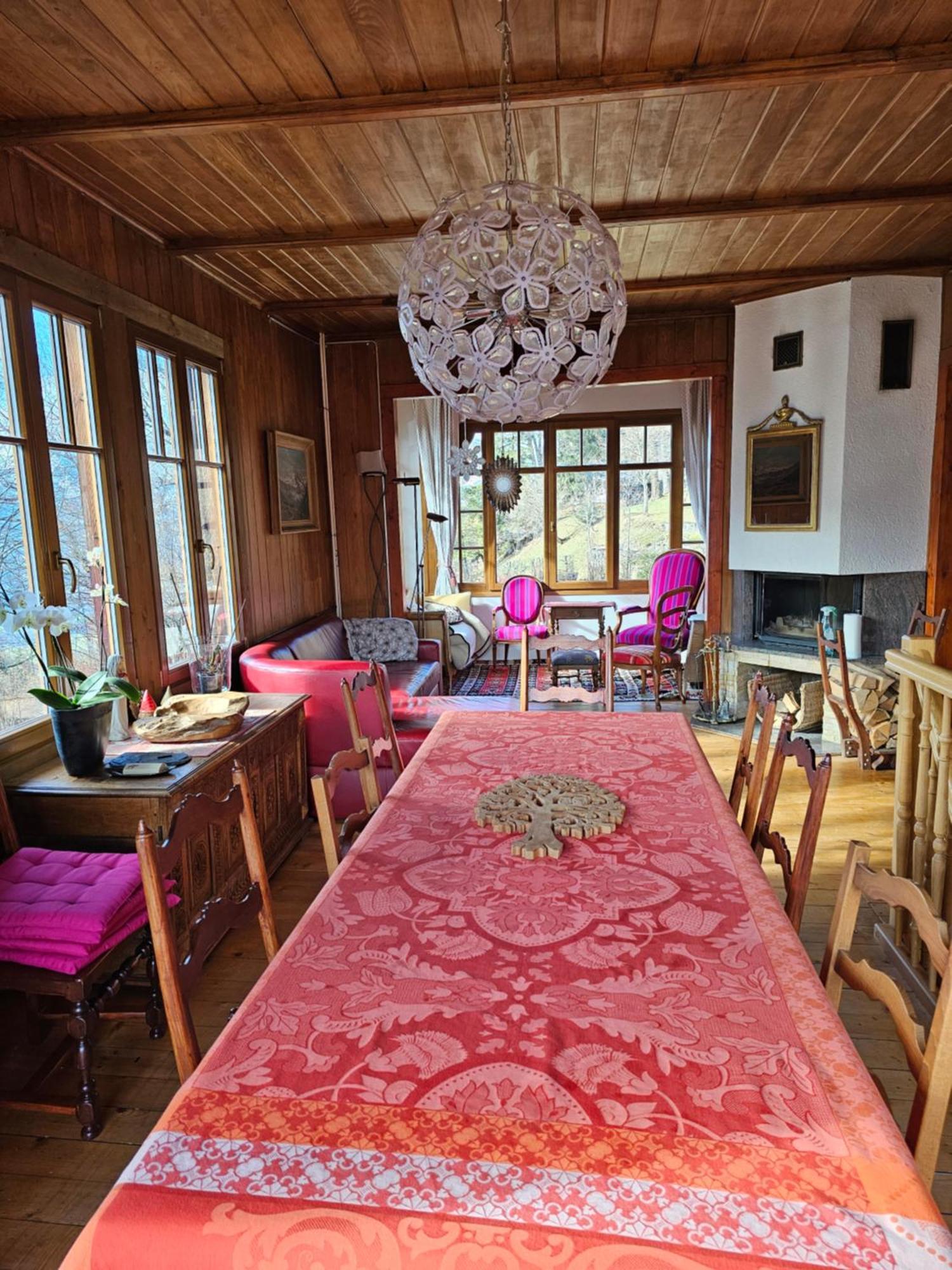 Magnifique Chalet Valérie 5 chambres à coucher&vue unique Gryon Exterior foto
